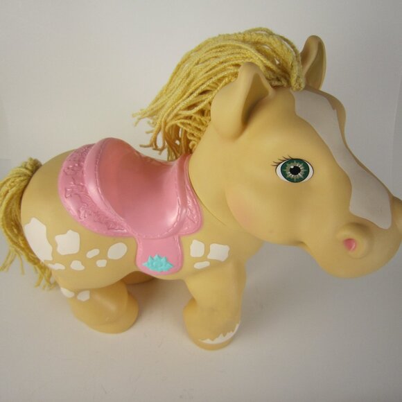 Cabbage Patch Vintage 1992 Kids Crimp And Curl Pony Horse -Plastic-12.5" Tall - Picture 1 of 11